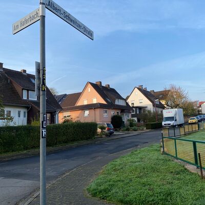 Kreuzung Haferbach-Albert-Schweitzer-Str.