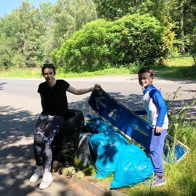 Starke Aktion: Marisa und Anton Pittner sammeln ehrenamtlich M&uuml;ll ein und tun damit Gutes. 