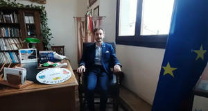 Bild vergr��ern: B�rgermeister Fratto aus Bertinoro