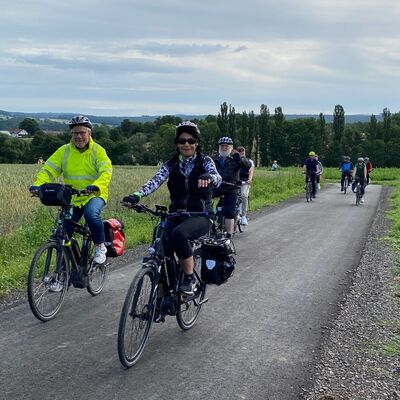 Bild vergr&ouml;&szlig;ern: Gemeinsame Radtour am 7.7.2021