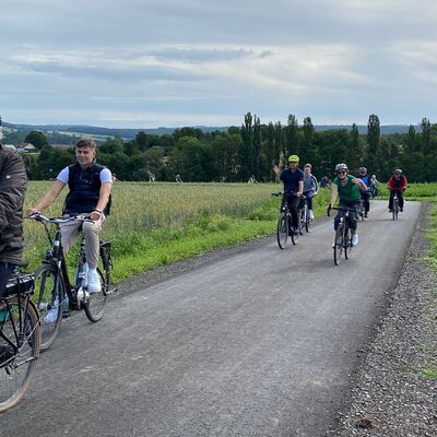 Bild vergr&ouml;&szlig;ern: Gemeinsame Radtour am 7.7.2021