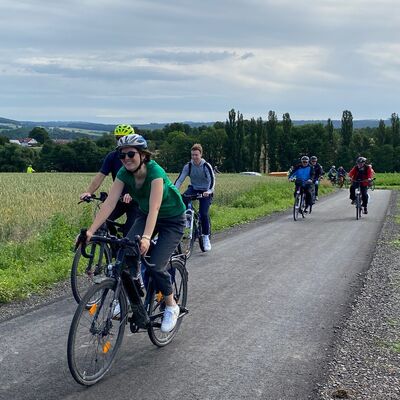 Bild vergr&ouml;&szlig;ern: Gemeinsame Radtour am 7.7.2021
