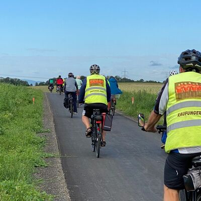 Bild vergr&ouml;&szlig;ern: Gemeinsame Radtour am 7.7.2021