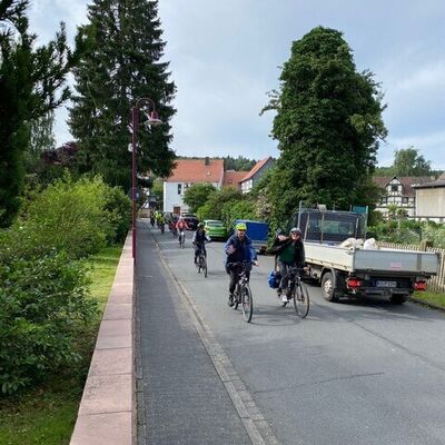Bild vergr&ouml;&szlig;ern: Gemeinsame Radtour am 7.7.2021