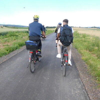 Bild vergr&ouml;&szlig;ern: Gemeinsame Radtour am 7.7.2021