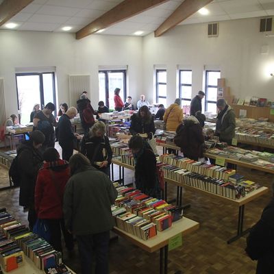 Viele B&uuml;chereiliebhaber fanden den Weg ins B&uuml;rgerhaus, um nach Lesesch&auml;tzen zu st&ouml;bern.
