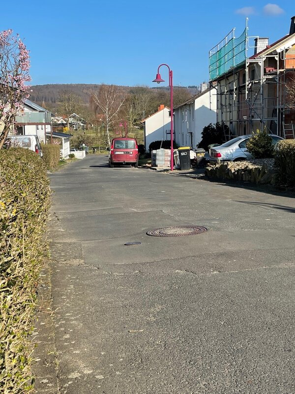 Bild vergr&ouml;&szlig;ern: Siedlerweg - Straßenarbeiten im Mai
