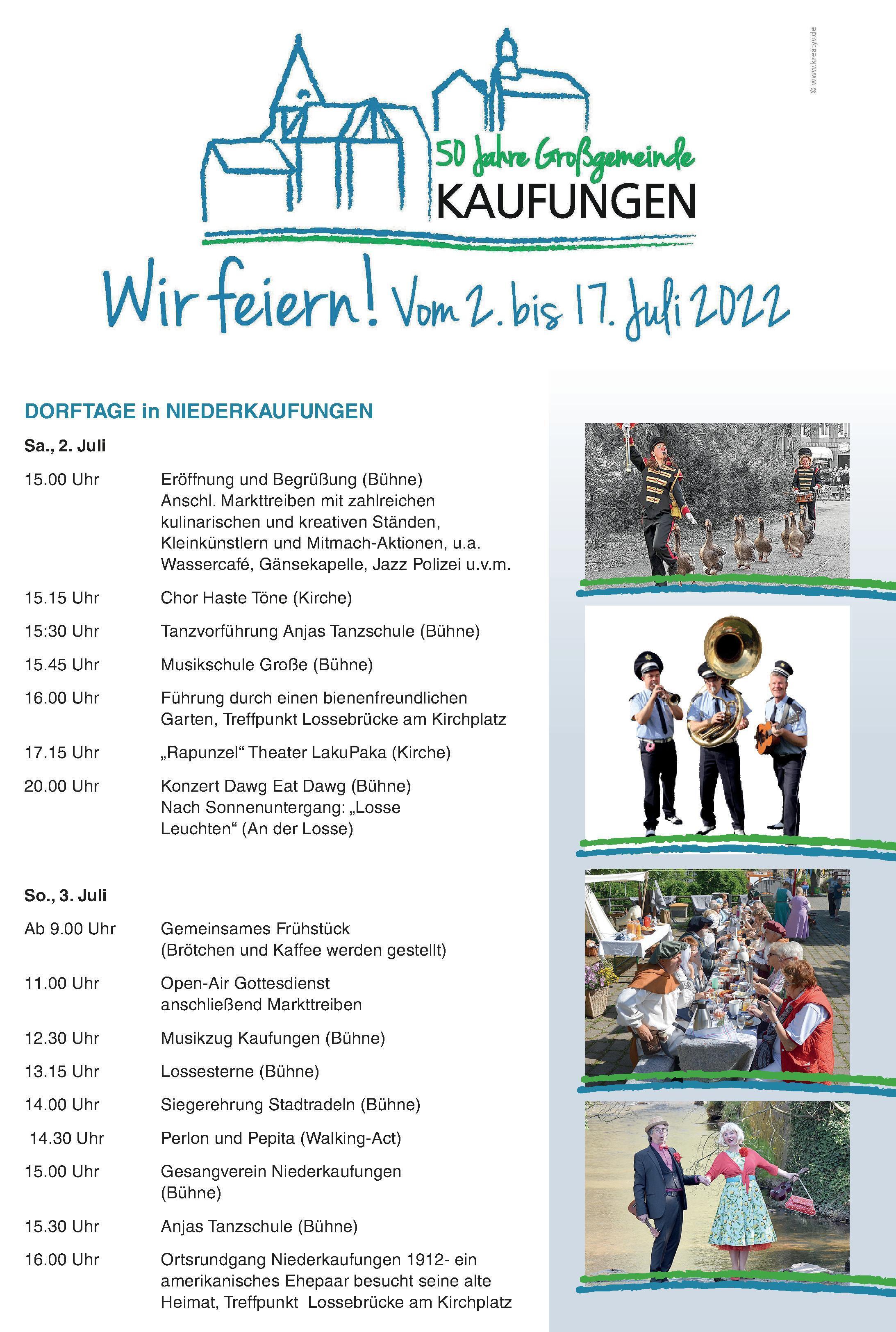 Bild vergr&ouml;&szlig;ern: Programm Dorftage