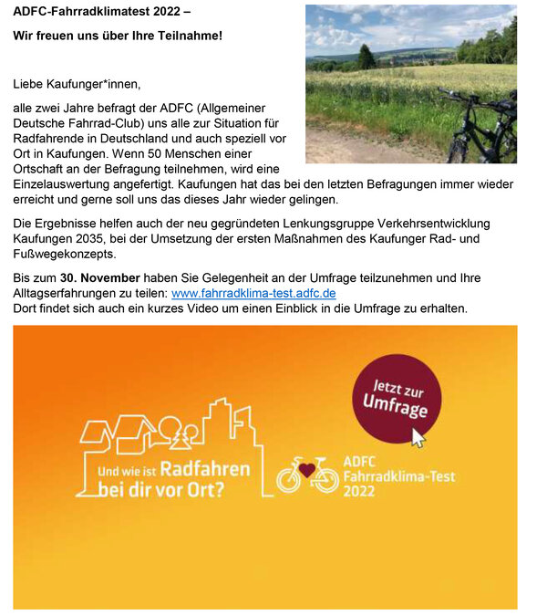 Fahrradklimaindex