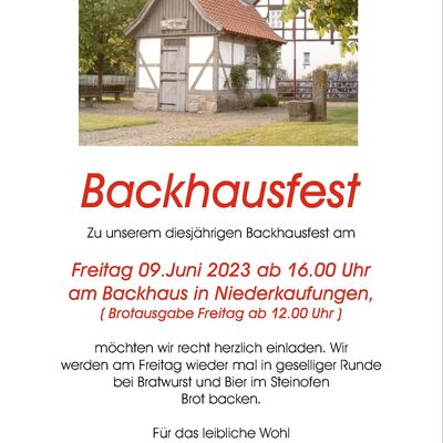 Backhausfest 2023