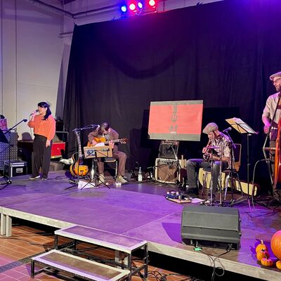 Bild vergr��ern: �Brothers unchained� sorgten f�r die musikalische Untermalung des Abends.