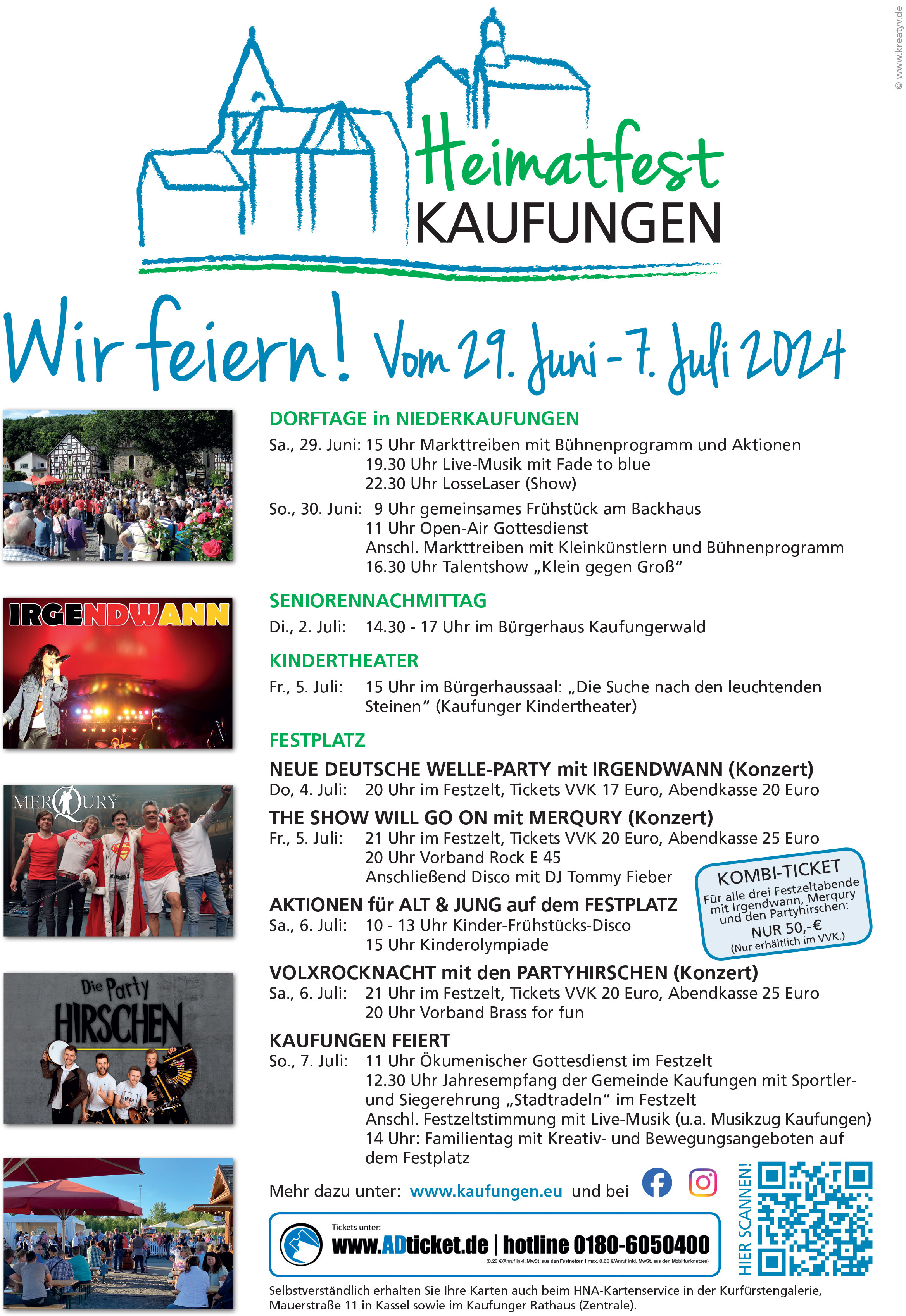 Bild vergr&ouml;&szlig;ern: Gesamtprogramm Heimatfest 2024