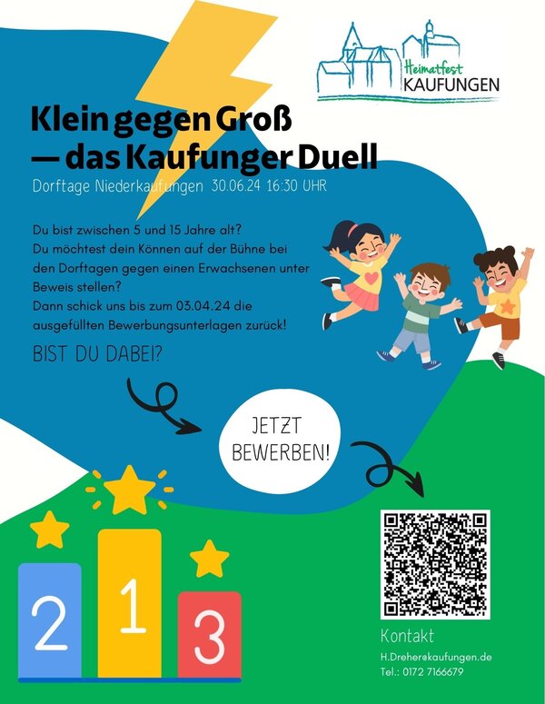 Klein gegen Groß