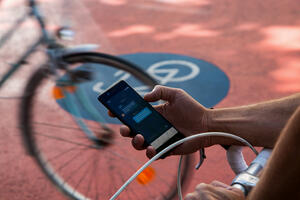 Bild vergr��ern: Radeln und Kilometer sammeln