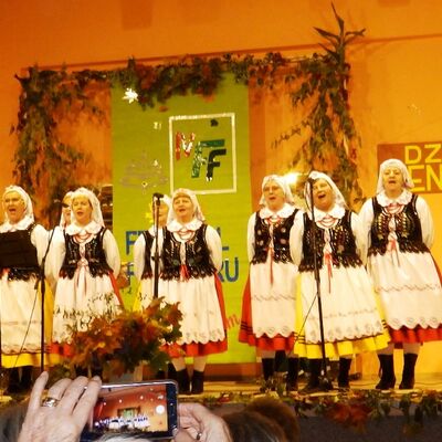Bild vergr��ern: Tanzten f�r die deutsche Delegation: Eine polnische Folkloregruppe.