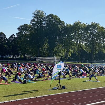 Bild vergr&ouml;&szlig;ern: Auftakt Kaufunger Yogasommer 2024