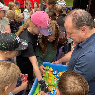 Bild vergr&ouml;&szlig;ern: Die kalte Erfrischung kam genau richtig.