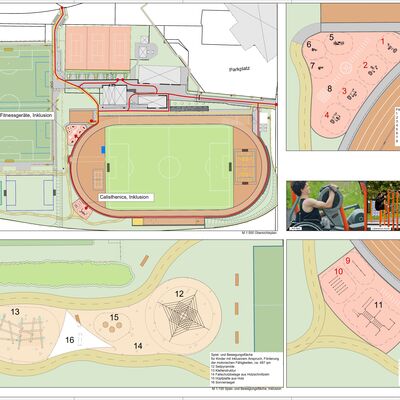 Bild vergr&ouml;&szlig;ern: Der Lageplan für den Inklusiven Sportpark Kaufungen.