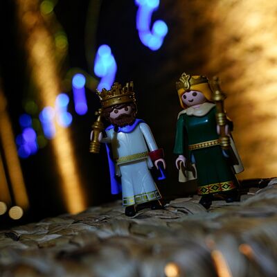 Bild vergr��ern: Nicht in voller Gr��e, aber trotzdem dabei. Kaiserin Kunigunde und Kaiser Heinrich II.