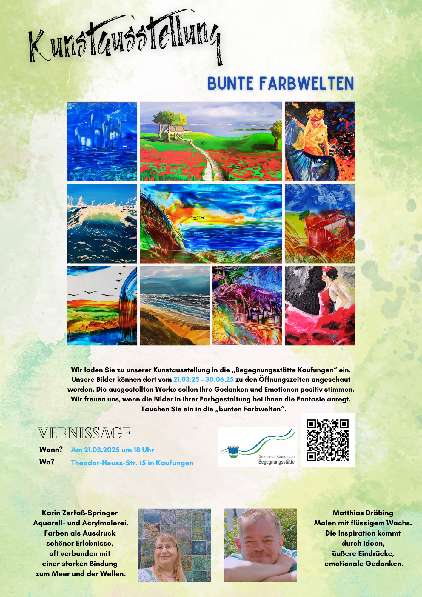 Bild vergr&ouml;&szlig;ern: Ausstellung Bunte Farbwelten