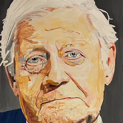 Bild vergr&ouml;&szlig;ern: Portrait von Altkanzler Helmut Schmidt