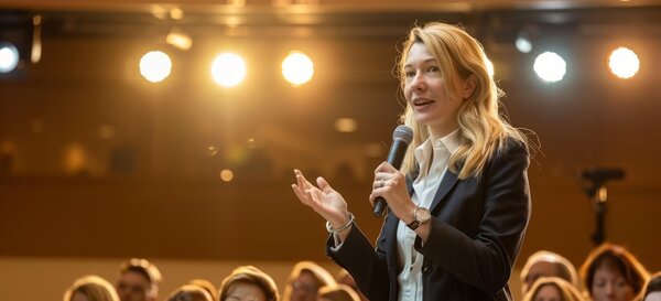 Bild vergr&ouml;&szlig;ern: Engagiert auftreten.