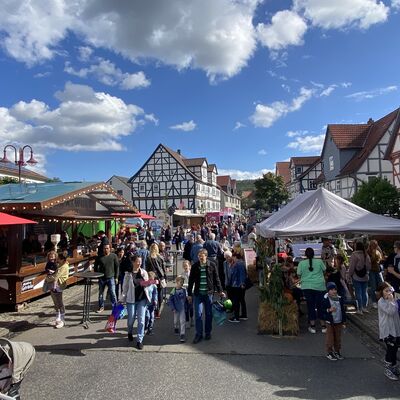 Bild vergr&ouml;&szlig;ern: Die Leipziger Straße im goldenen Sonnenschein.