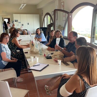Bild vergr&ouml;&szlig;ern: Auch bei diesem Besuch gab es eine offizielle Sitzung, bei der weitere Pläne für gemeinsame Aktivitäten im kommenden Jahr besprochen wurde.