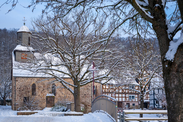 Bild vergr&ouml;&szlig;ern: Winteridyll Niederkaufungen