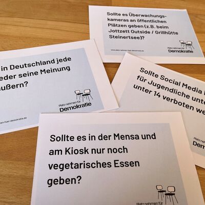 Bild vergr��ern: Die Fragen betrafen unterschiedliche Lebensbereiche.