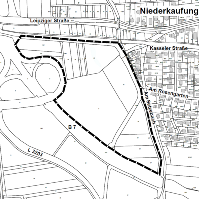 Räumlicher Geltungsbereich Bebauungsplan Nr. 96 „Neuer Hof“