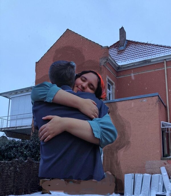 Wandgemälde Zwei Orte - eine Freundschaft