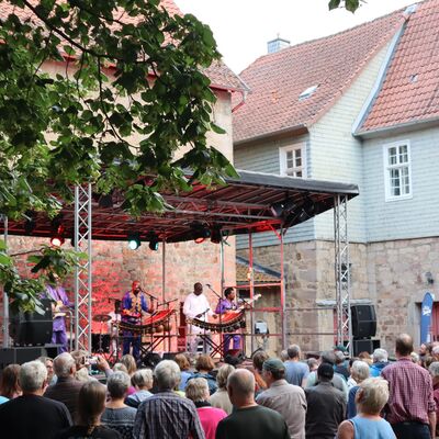 Bild vergr&ouml;&szlig;ern: Mamadou Diabate und Percussion Mania